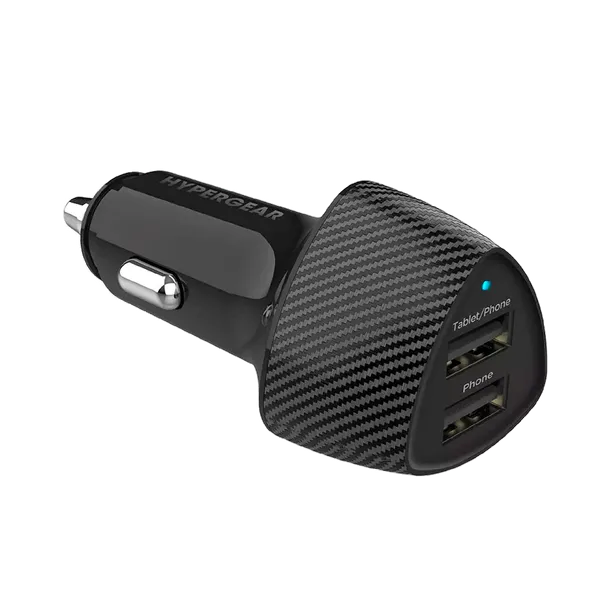Cargador de Carro con Dos Puertos USB HyperGear SpeedBoost de 17w